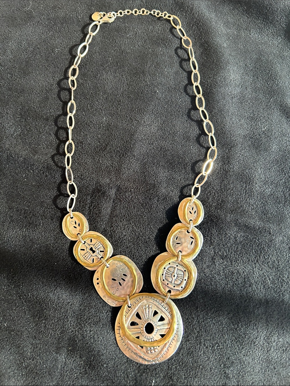 Silpada N2861 boho bib Necklace - Picture 2 of 3